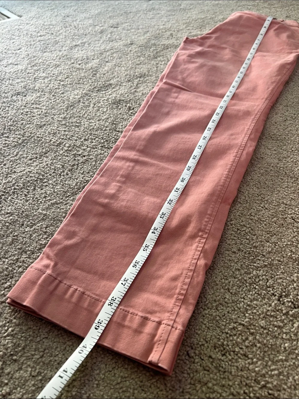 Talbots Pink Buttered Cotton Chinos - Women's Pants